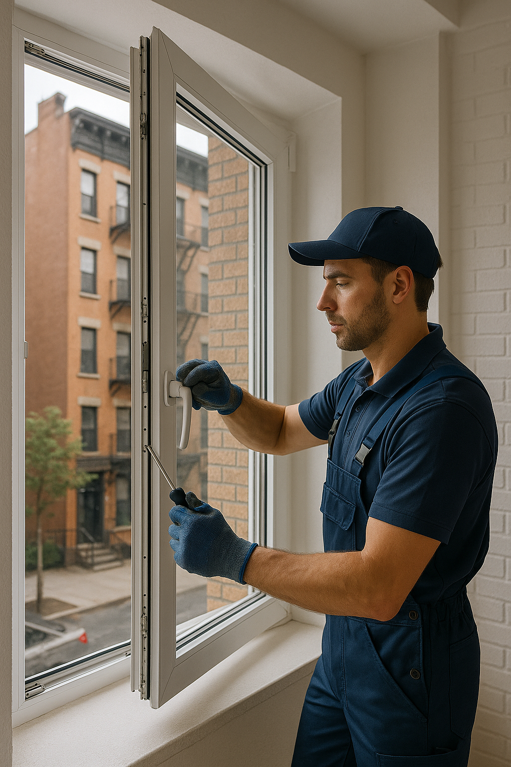 Close-up of a Quality Glass Installation